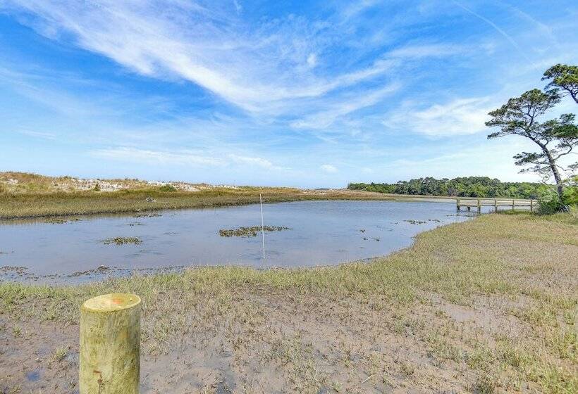 Cape Charles Home: Private Pier & Beach Front Deck