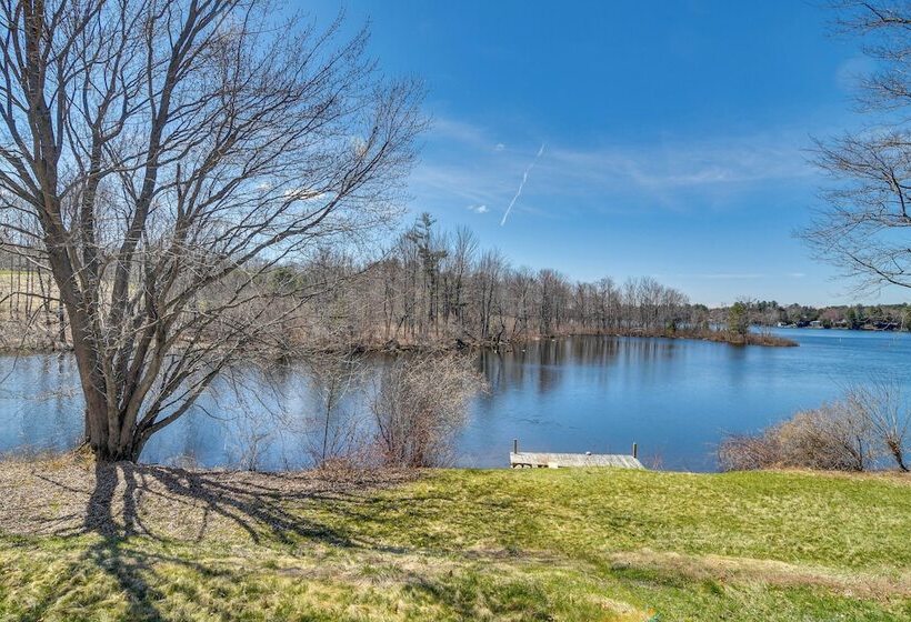 Lakefront Maine House ~ 4 Mi To Colby College