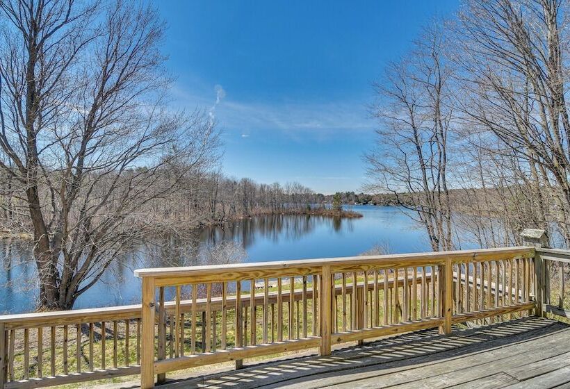 Lakefront Maine House ~ 4 Mi To Colby College