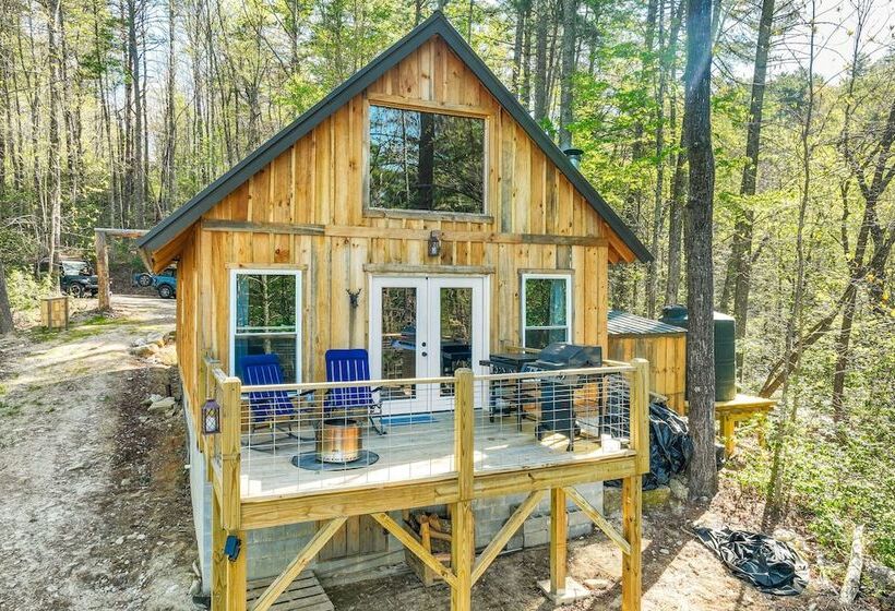 Secluded Brevard Cabin W/ Private Waterfall!