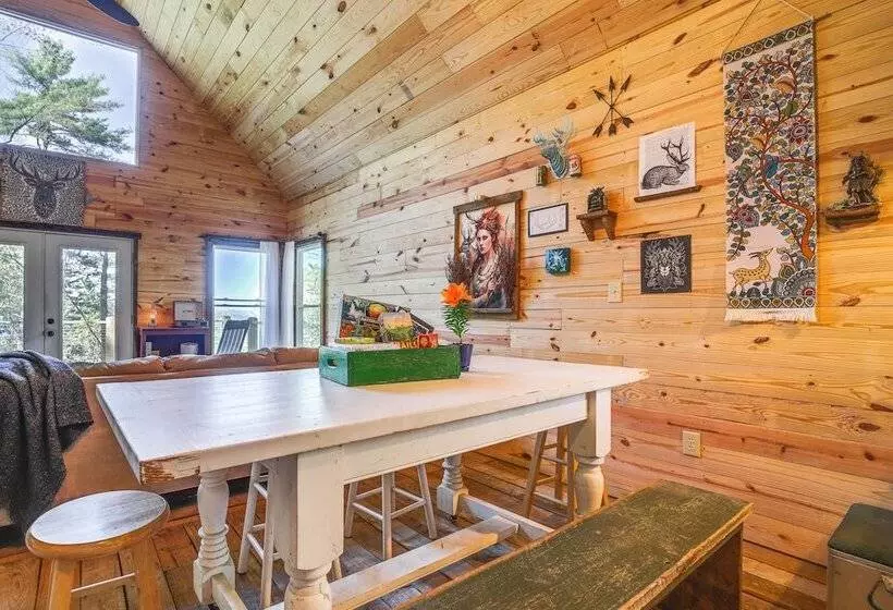 Secluded Brevard Cabin W/ Private Waterfall!