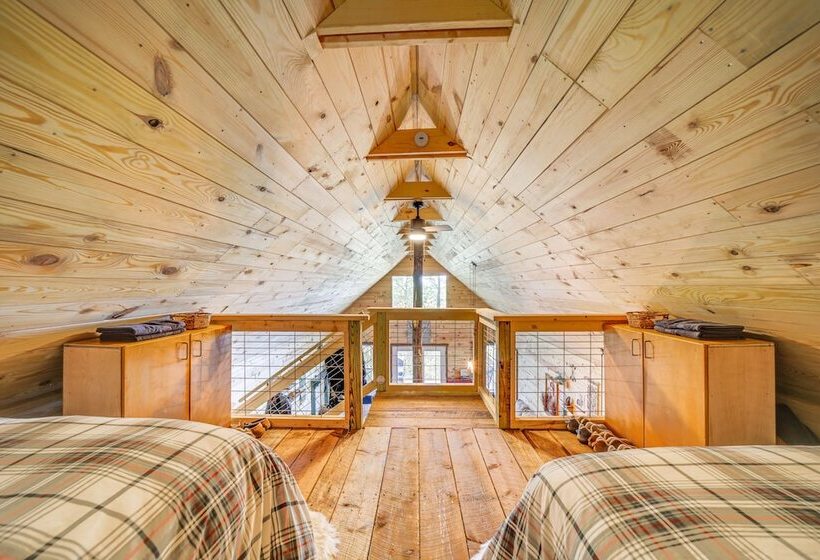 Secluded Brevard Cabin W/ Private Waterfall!