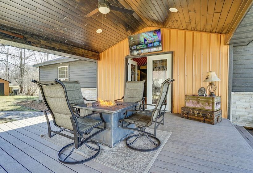 Fire Pit + Dock: Lakefront Cabin In Zimmerman!