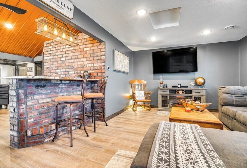 Fire Pit + Dock: Lakefront Cabin In Zimmerman!