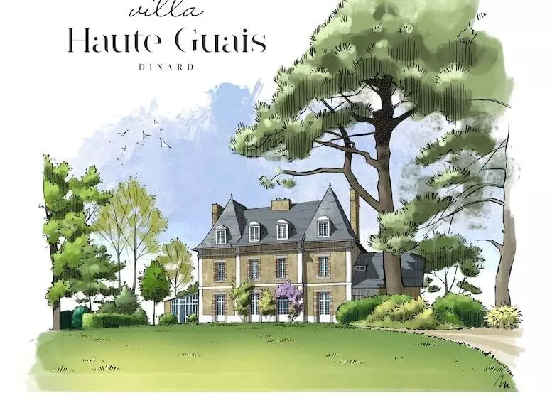 Aamiaismajoitus (B&B) Villa Haute Guais, Maison Et Table D Hôtes Vue Mer