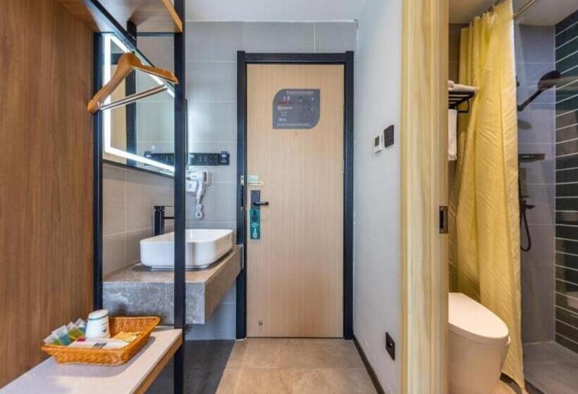 Otel Greentree Inn Express Lanzhou West Passenger Station Lanzhou Center