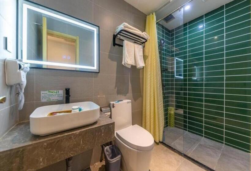 Otel Greentree Inn Express Lanzhou West Passenger Station Lanzhou Center