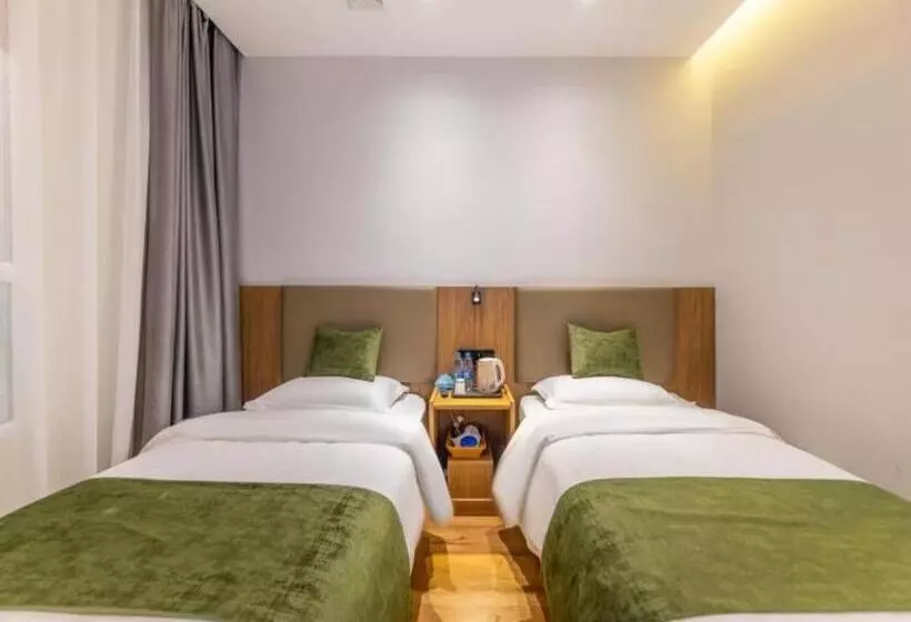 ホテル Greentree Inn Express Lanzhou West Passenger Station Lanzhou Center