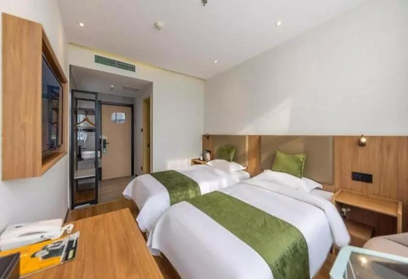 ホテル Greentree Inn Express Lanzhou West Passenger Station Lanzhou Center