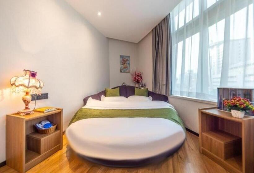 Otel Greentree Inn Express Lanzhou West Passenger Station Lanzhou Center