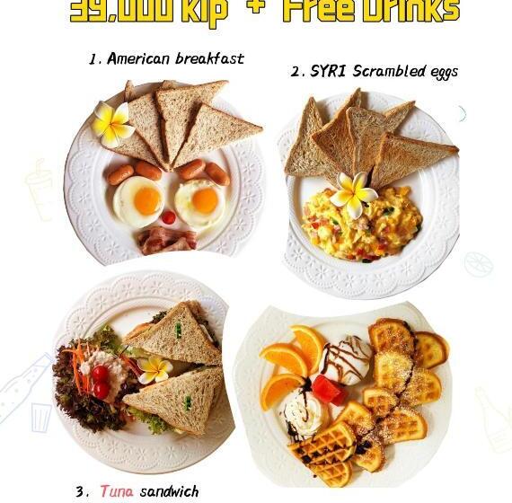 פנסיון Syri Guesthouse Vientiane Hostel & Cafe