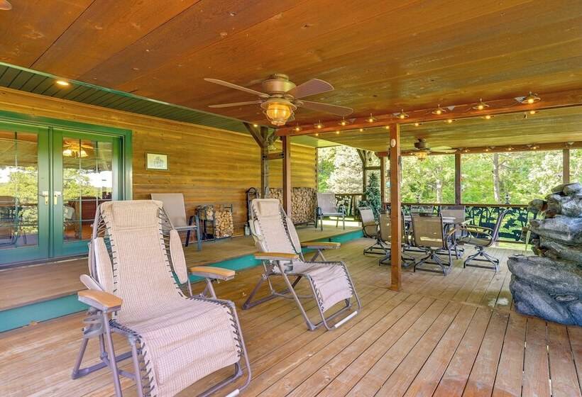 Just A Cast Away Cassville Cabin W/ Covered Deck