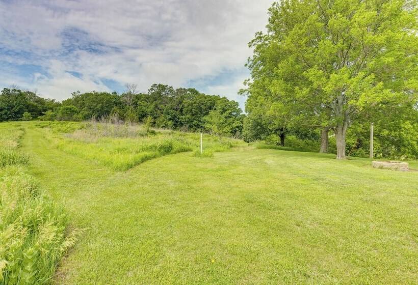 Lecompton Home W/ Private Pond & Fire Pit!