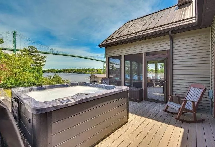 Hot Tub & Dock: Waterfront Wellesley Island Home!