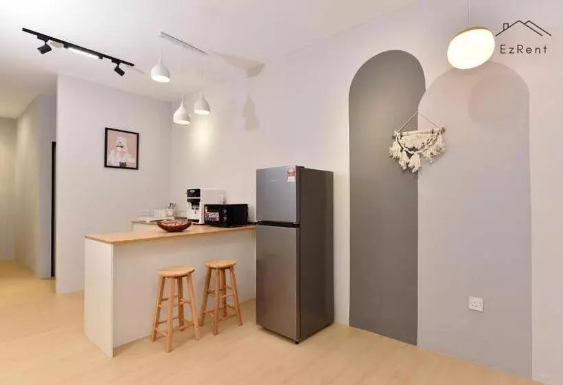 ペンション Cozy Muji Studio Homestay Near Taiping Lake Garden