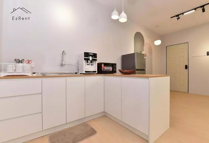 ペンション Cozy Muji Studio Homestay Near Taiping Lake Garden