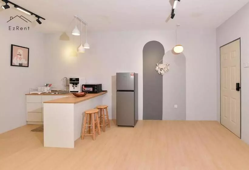 ペンション Cozy Muji Studio Homestay Near Taiping Lake Garden