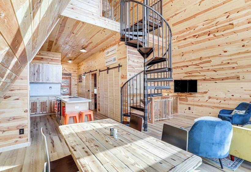 A Frame Hardy Cabin W/ Spring River Views!