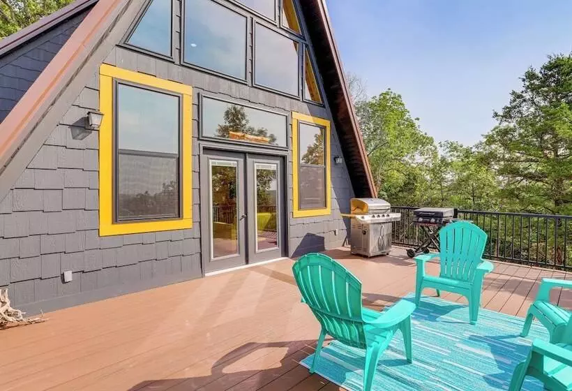 A Frame Hardy Cabin W/ Spring River Views!