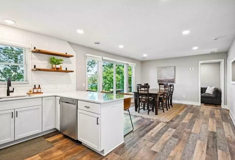 Waterfront Maple Lake Cabins W/ Private Beach!