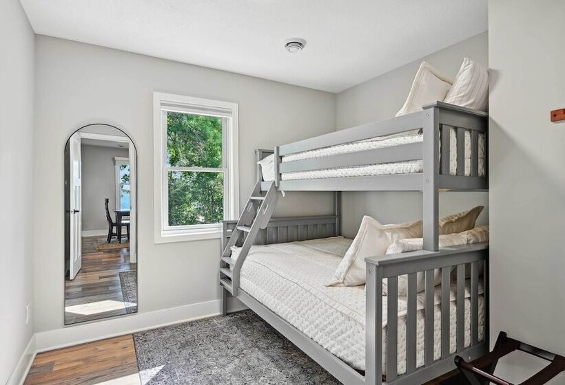 Waterfront Maple Lake Cabins W/ Private Beach!