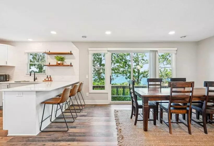 Waterfront Maple Lake Cabins W/ Private Beach!