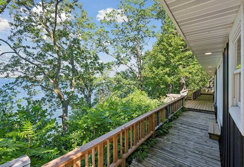 Waterfront Maple Lake Cabins W/ Private Beach!