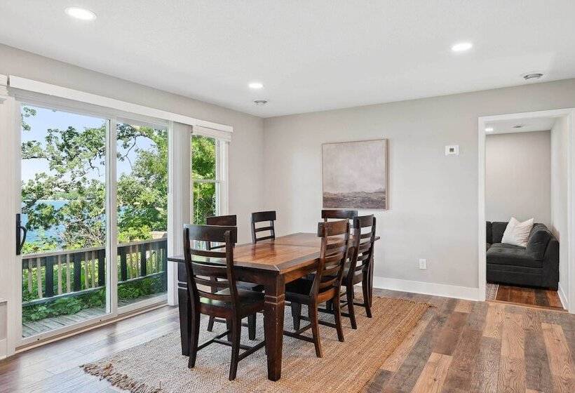 Waterfront Maple Lake Cabins W/ Private Beach!