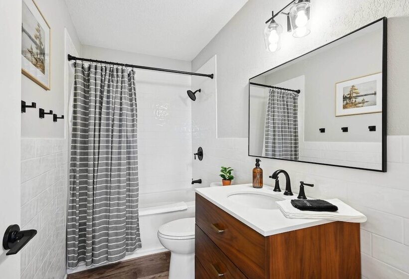 Waterfront Maple Lake Cabins W/ Private Beach!