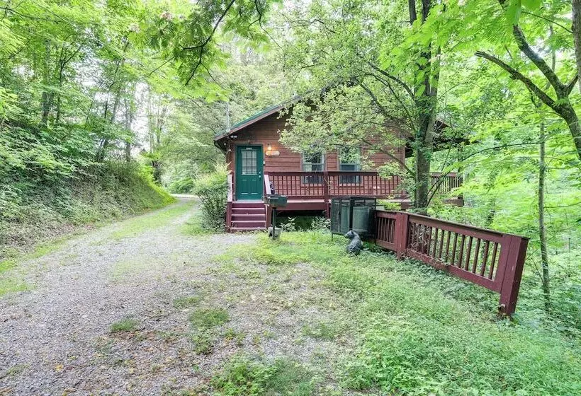 Secluded Cabin W/ Hot Tub   9 Mi To Dollywood!