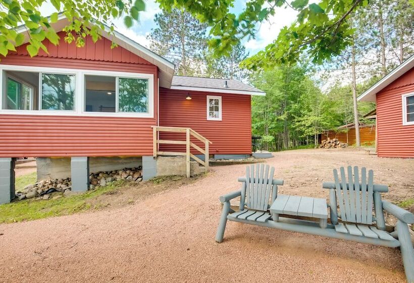 Waterfront Wisconsin Cabin: Private Dock, Grill