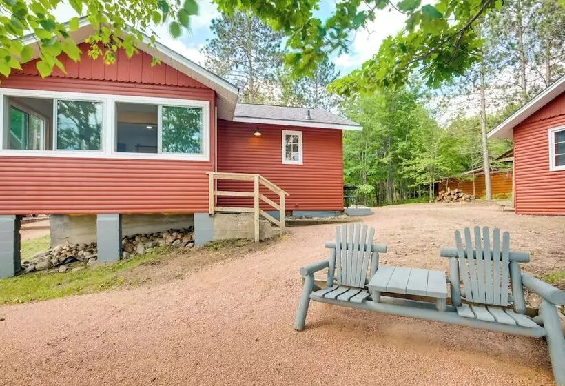 Waterfront Wisconsin Cabin: Private Dock, Grill