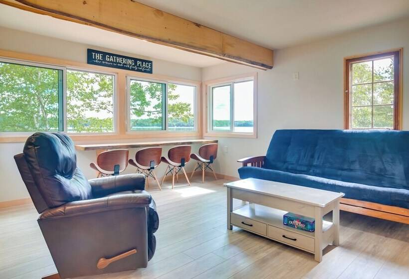 Waterfront Wisconsin Cabin: Private Dock, Grill