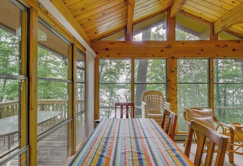 Sullivan Lake Retreat W/ Private Dock + Fire Pit!