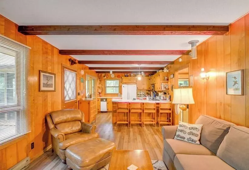 Sullivan Lake Retreat W/ Private Dock + Fire Pit!