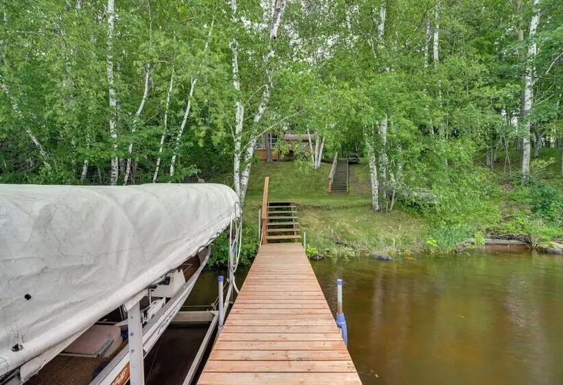 Sullivan Lake Retreat W/ Private Dock + Fire Pit!