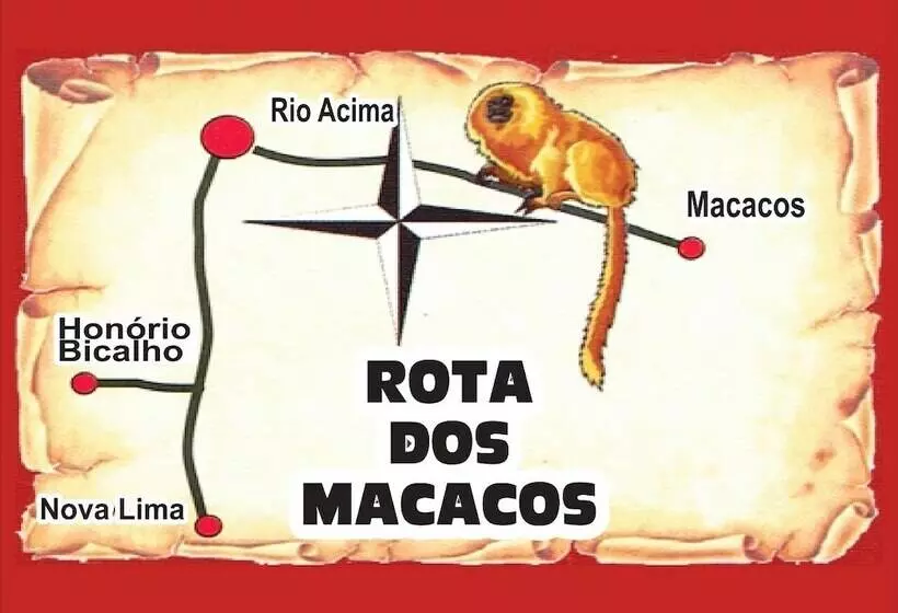 ホテル Pousada Rota Dos Macacos 02 Macacos Mg