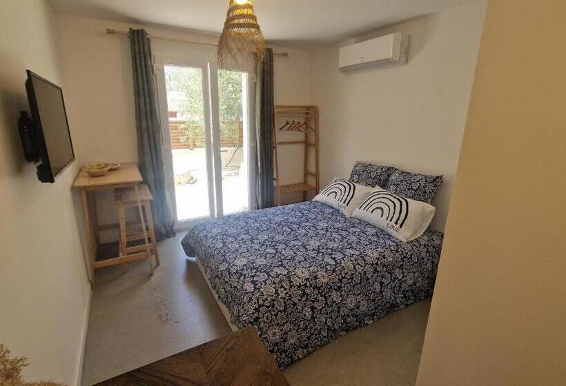 مبيت وإفطار Chambre Indépendante Avec Sdb, Cuisine Et Terrasse