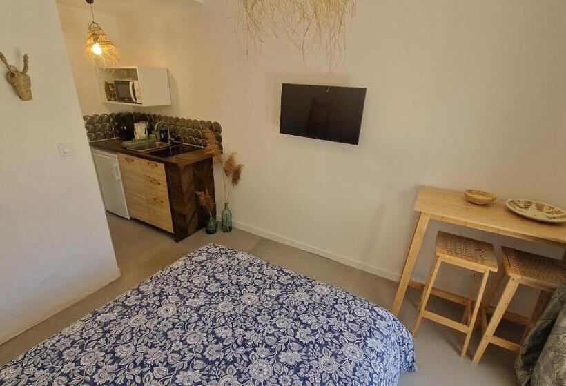 مبيت وإفطار Chambre Indépendante Avec Sdb, Cuisine Et Terrasse