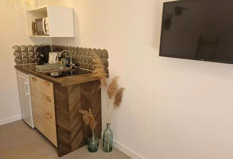 ベッドアンドブレックファースト Chambre Indépendante Avec Sdb, Cuisine Et Terrasse