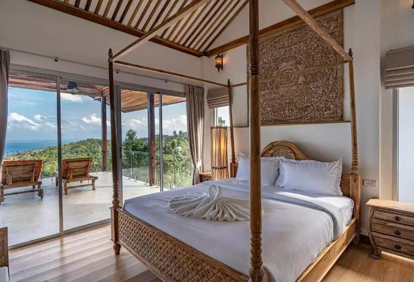 ペンション 2br Modern Balinese Pool & Sea View Villa #9