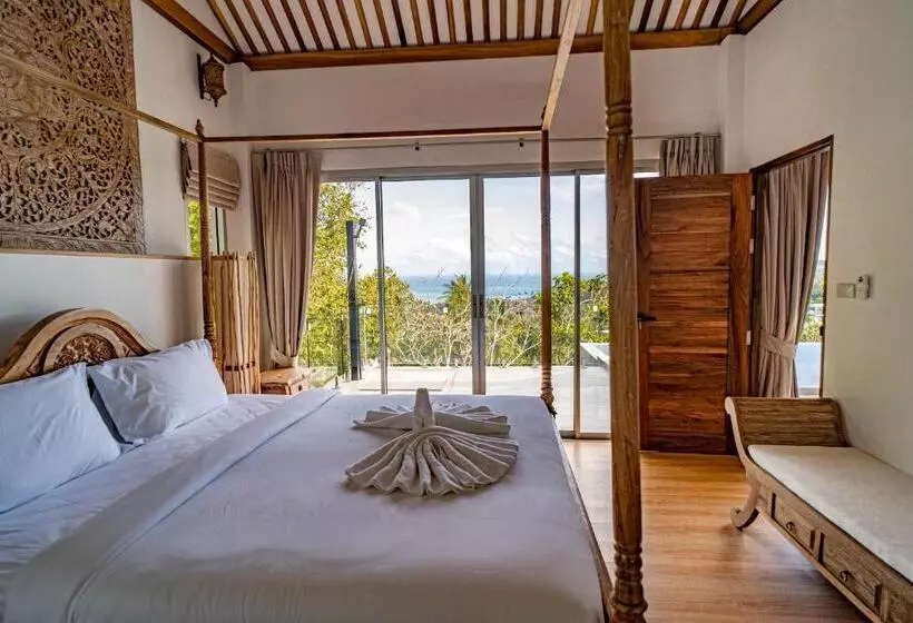 ペンション 2br Modern Balinese Pool & Sea View Villa #9