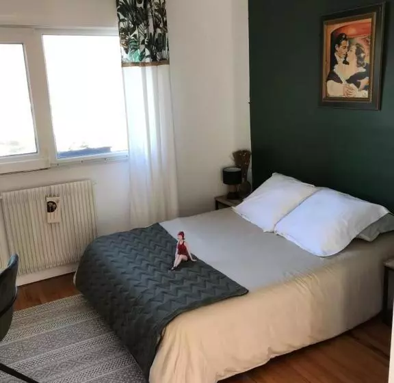 پانسیون Sangatte Guest House Studio Terrace Seafront