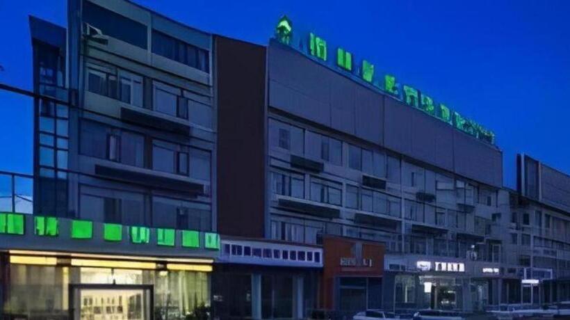 בית מלון כפרי Greentree Inn Yancheng Yandu District Hongxing Macalline Century Avenue