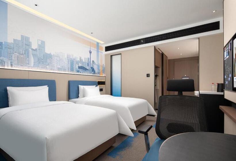 בית מלון כפרי Hilton By Hampton Chengdu North Railway Station