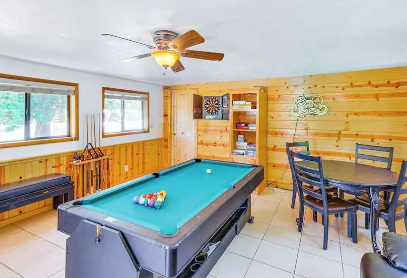 Walk To Rainbow Lake: Cabin W/ Game Room & Yard