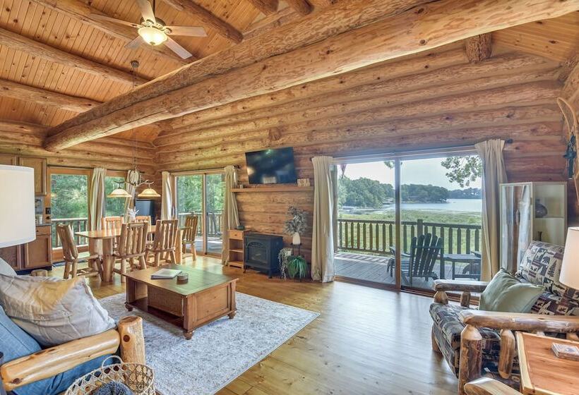 Lakefront Jones Cabin W/ Private Dock & Game Room!