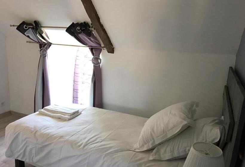 민박 Les Chambres De La Métairie Du Dick