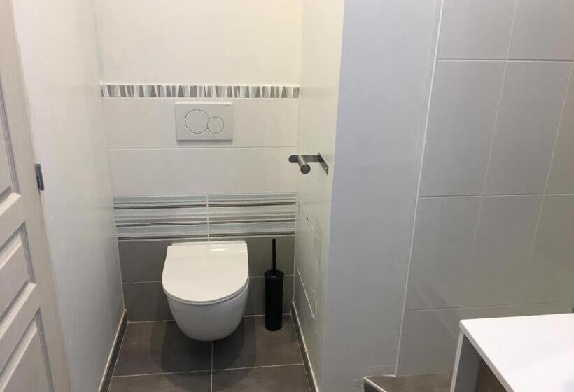 민박 Les Chambres De La Métairie Du Dick