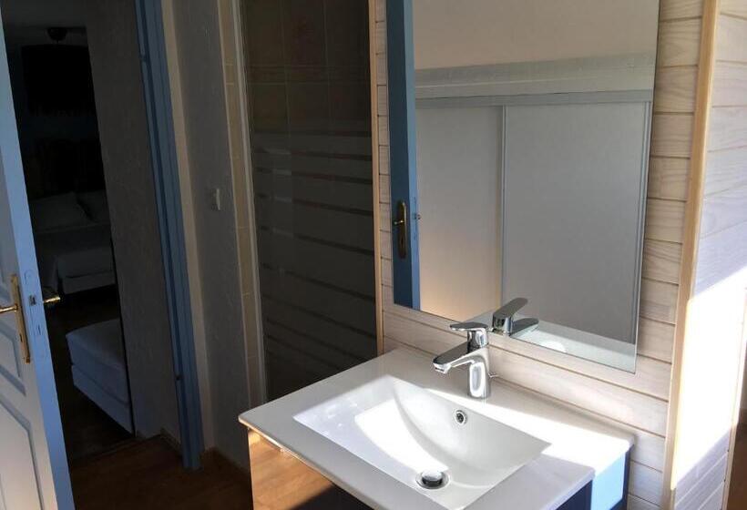 민박 Les Chambres De La Métairie Du Dick